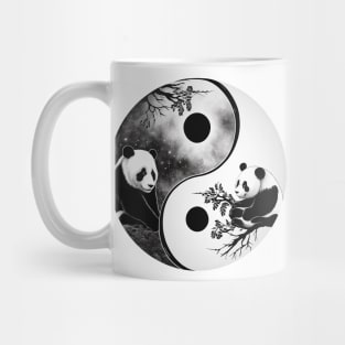 Yin Yang pandas Mug